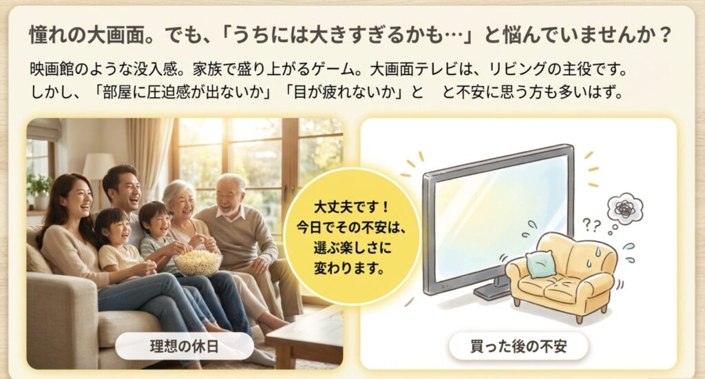 65インチの悩み